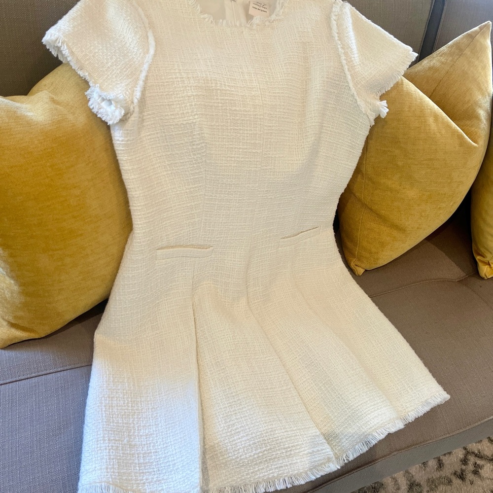 Cinq à Sept Nova Tweed Fit & Flare Mini Dress - Never Worn